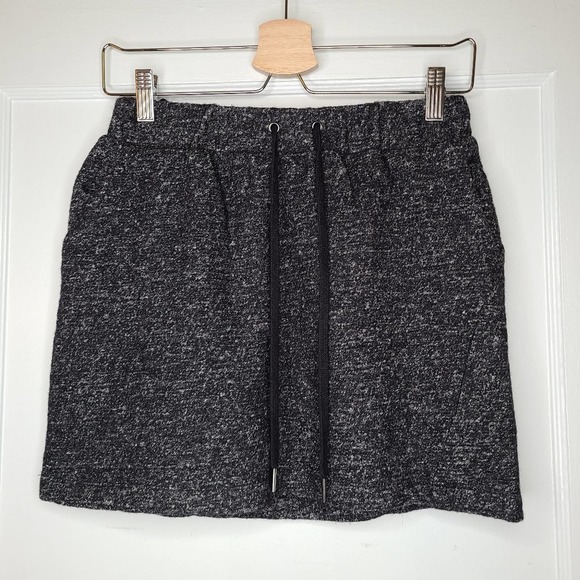 Forever 21 Wool Blend Grey Jogger Mini Skirt - Picture 2 of 5